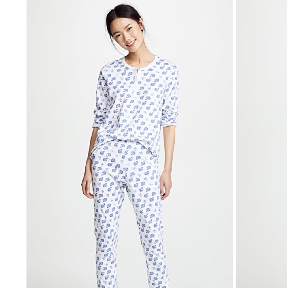 Small roller rabbit whale pj set
